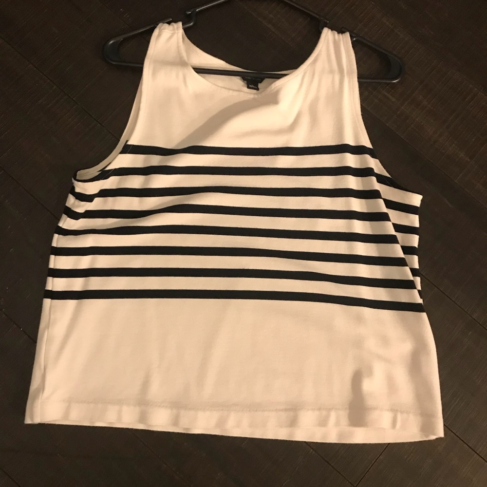 Loft striped tank. Size Large.